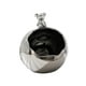 thumbnail image 4 of Caja de almacenamiento con forma de oso, joyero, artesanía, cerámica, decorativa, moderna Plata, 4 of 9
