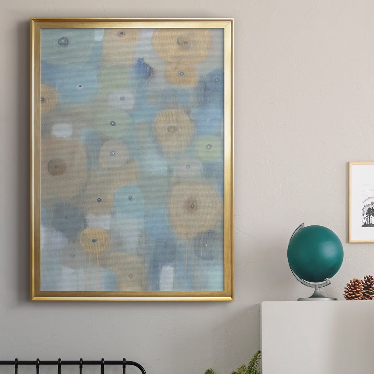 Spinning Wheels II Premium Framed Print, in Gold, Black, or Silver - Ready to Hang