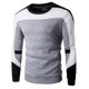 thumbnail image 1 of Mens Tops Round Neck Long Sleeve Pullover Top Casual Sweatshirt, 1 of 3
