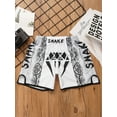 thumbnail image 5 of iiniim Kids Boys Muay Thai Shorts Boxing Kickboxing MMA Training Trunk Satin Fight BJJ Grappling Shorts Bottoms Type B 13-14, 5 of 7