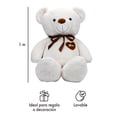 thumbnail image 4 of Oso De Peluche Teddy Grande Abrazable Corazón 1 Metro, 4 of 5