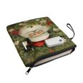 thumbnail image 3 of HELLHERO Christmas Book Club Gifts Book Cover with Lightweight Handle Polyester for Teachers Hardcover Books Book Cover Carrying Case Pocket 11.42 x 8.66 Inch, 3 of 8