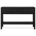 thumbnail image 3 of Bouclair Console à 3 Tiroirs en Placage Noir, 3 of 10