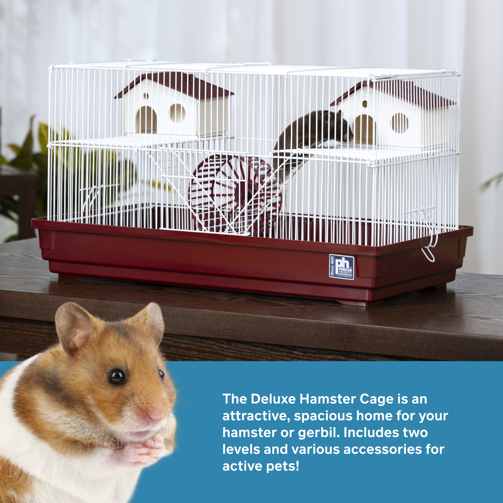 Prevue Pet Products Deluxe Hamster & Gerbil Cage - image 2 of 12