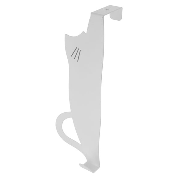 HOOWIFFY Metal Over The Door Hook White for Hanging Towels Hats Keys and Accessories