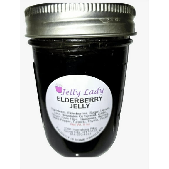 Jelly Lady Elderberry Jelly, 8 oz
