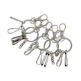 thumbnail image 4 of Abbracc 6x5 Sets Lobster Clasp Keychain Snap Lanyard Clips Keyring Key Ring Carabiner, 4 of 9