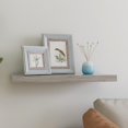 thumbnail image 1 of vidaXL Floating Wall Shelf Concrete Grey 60x23.5x3.8 cm MDF, 1 of 4