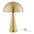 thumbnail image 1 of Posh Vivant Bradford Lampe de Table USB Chargeur Laiton, 1 of 9