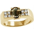 thumbnail image 2 of Tommaso Design� 7mm Round Genuine Smoky Quartz Ring, 2 of 9