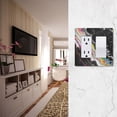 thumbnail image 5 of Yayeee Rocker Switch Wall Plate 1-Gang 4.6"x2.9" Home Decorative Outlet Cover, Colorful White, 5 of 6