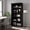 Black A, variant on 5 Tier Bookcase, Farmhouse Book Shelf with Storage Open Display Bookshelves, 67.4" Tall Book Case Wooden 5 Shelf Bookcase Home Decor Furniture for Home Office, Living Room, Bed Room Cherry