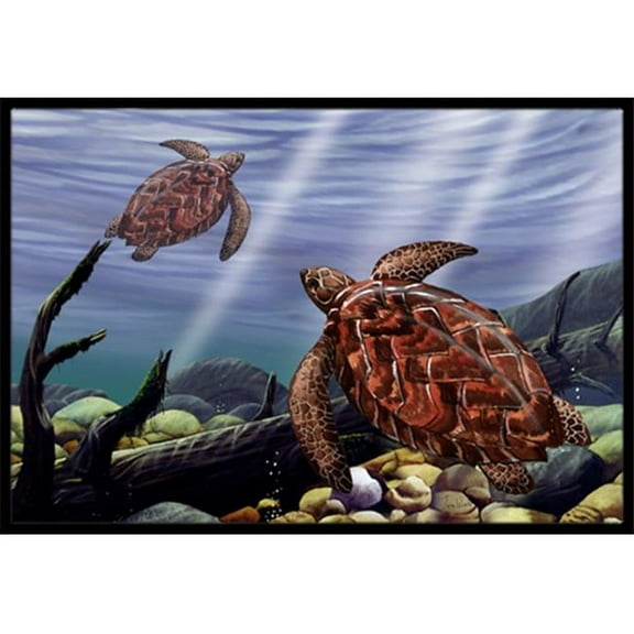 Sea Turtles Indoor & Outdoor Mat, 18 x 27 in.