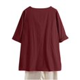 thumbnail image 5 of TYGHBN Women's Basic Crew Neck T Shirt Casual Comfortable Soft Pure Color Tee Top for Daily Wear Outfit with Jeans Skirts Ladies Workout Womens Long Sleeve Cold Gear Short Sleeve Athletic Top Womens, 5 of 8