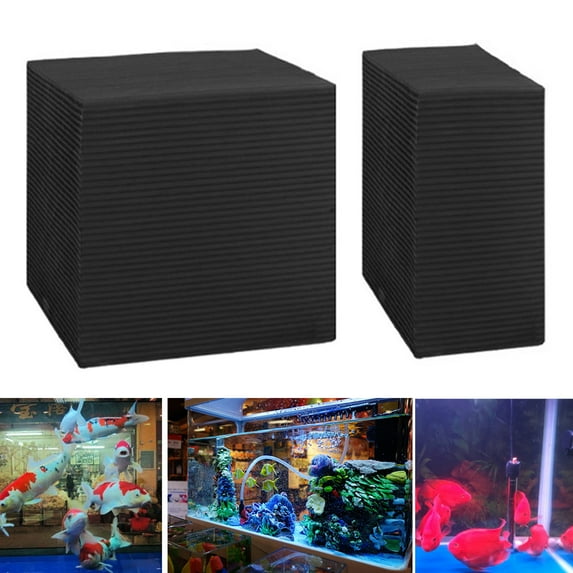 Visland Aquarium Water Purifier Cube, Rapid Water Purification Filter Fish Tank, Reusable Activated Carbon Water Filter, New Filtration Material Absorbing Bacteria, Odor Pollutants