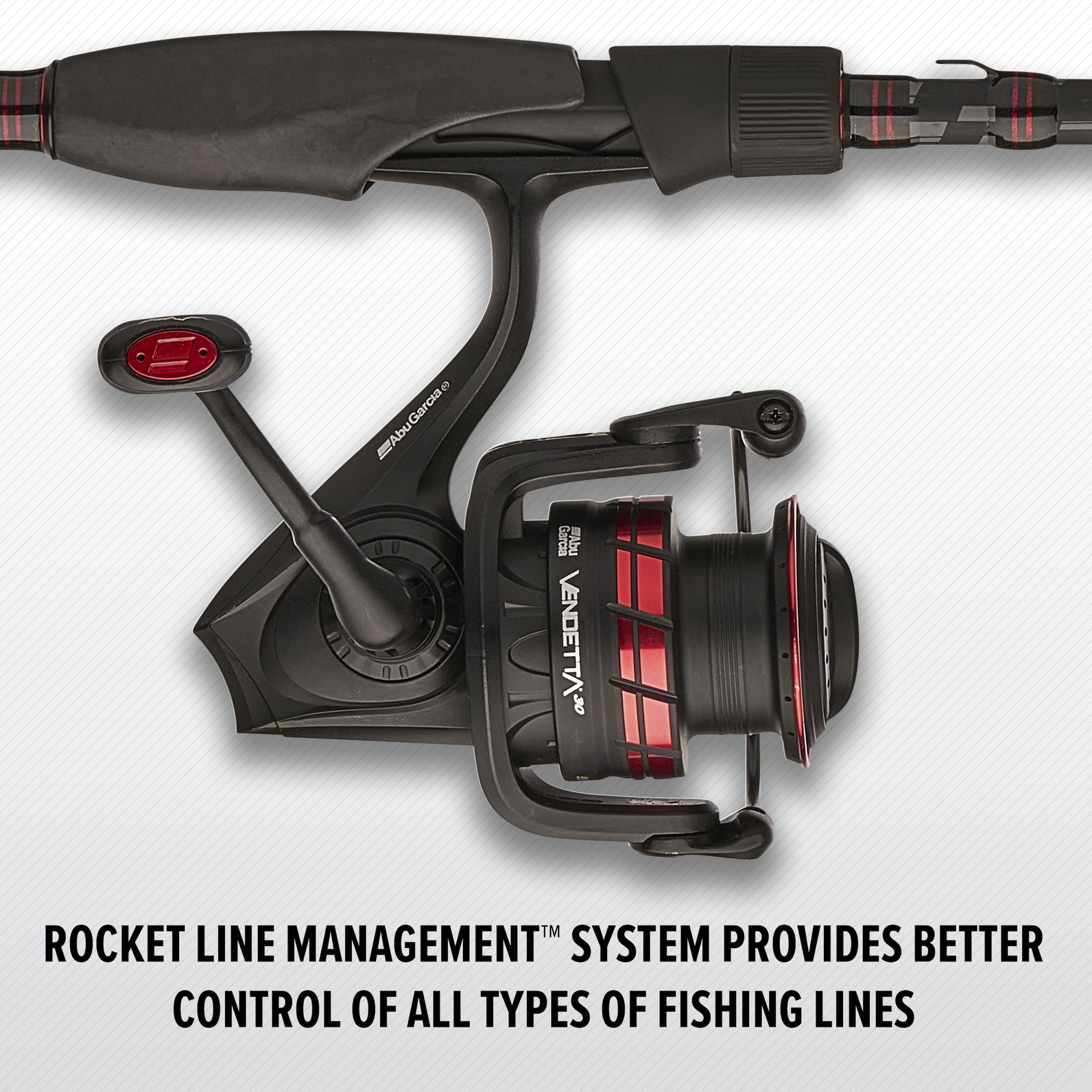 Abu Garcia Vendetta® Spinning Combo, 6'6" Medium Fishing Rod, 30 Size Reel