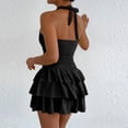 thumbnail image 6 of YUGYXL Women's Mini Dress Ruffle Short Party Wear Goinng Out Night Club Outfits Summer Dresses for Women Black M, 6 of 6