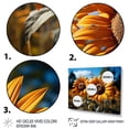 thumbnail image 3 of Designart "Sunflowers landscape Vibrant Yellow IV" Floral Canvas Art Print, 3 of 5
