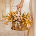 thumbnail image 3 of 1 Bunch Faux Gypsophila Real Touch Bouquet Multicolor Artificial Flower Desktop Decoration for Wedding, 3 of 7