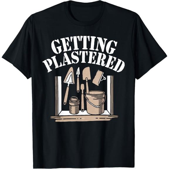 Exquisite and comfortable-Plasterer Trowel Job Profession Plaster Construction Worker T-Shirt