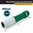 thumbnail image 2 of TITAN 1/2" DR X 22 MM XL LUG NUT SOCKET, 2 of 4