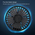 thumbnail image 2 of stanreset ABS Car Dashboard Fan Foldable Rotary Replacement Universal Self-adhesive Automotive Vehicle Cooling Fans Cooler USB, 2 of 6