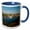 Blue/White, variant on 3drose, Peggys Cove Fishing Village, Nova Scotia, Canada-cn07 Mde0062 - Michael Defreitas, 11oz Mug