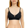 thumbnail image 6 of Coriett Ocean Women's Seamless Push-Up Breathable Bra, Black - 1 Pack, 6 of 6