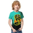 thumbnail image 2 of Cobra Kai T-Shirt for Boys Girls, Unisex Crew Neck Tee for Teen Kid, Casual Short Sleeve Tops, 6-12 Y, 2 of 5