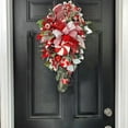 thumbnail image 4 of Hvmvliv 19.69in Large Size Christmas Wreath for Front Door Red Christmas Wreath for Outdoor Christmas Decorations Multicolor, 4 of 7