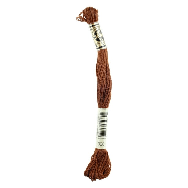 Dmc mouline special dark mahogany floss embroidery yarn 87 yd Dmc mouline special dark mahogany floss embroidery yarn 87 yd