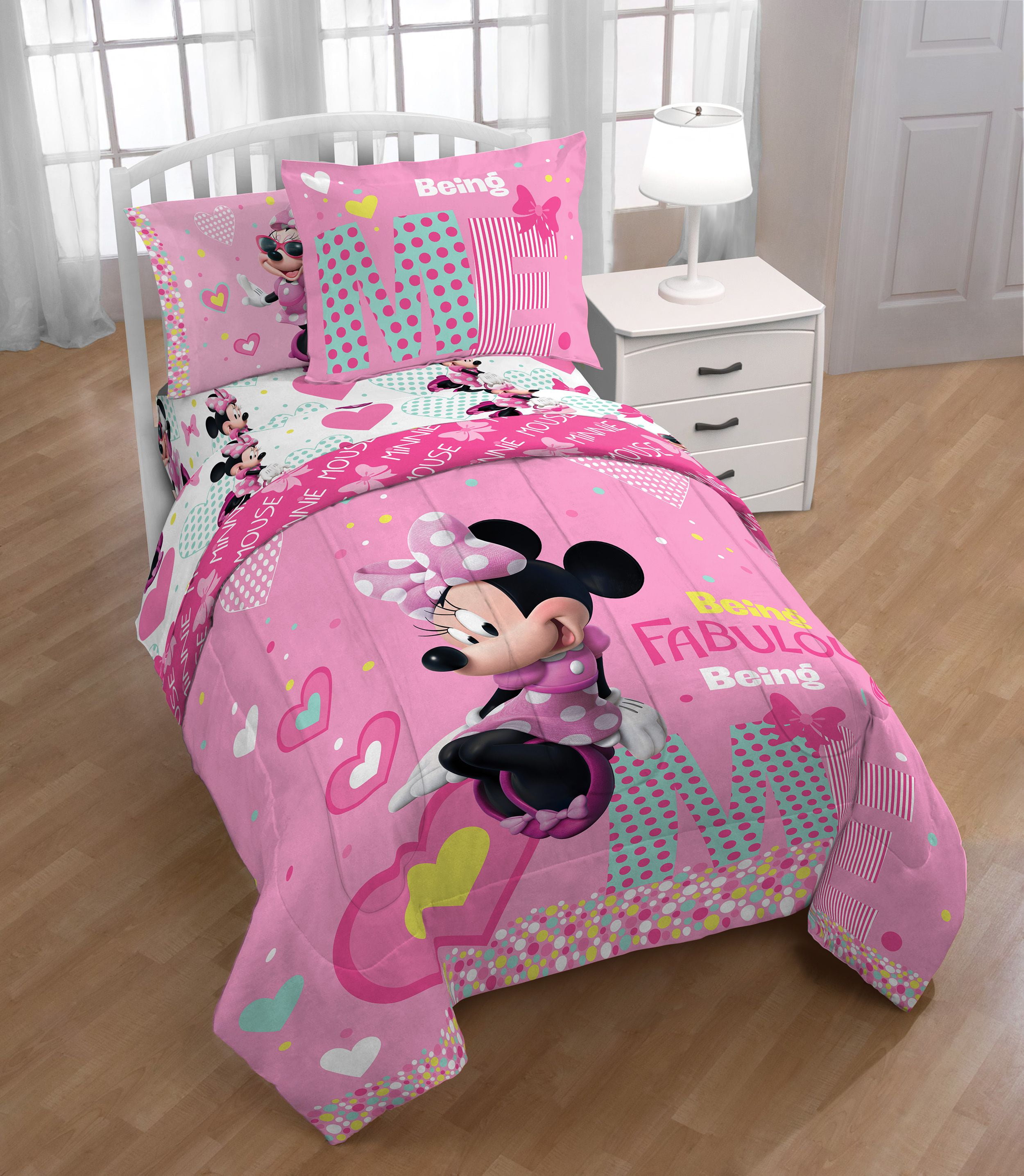 minnie mouse double bed set