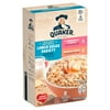 Quaker Instant Oatmeal, Lower Sugar Fruit and Cream Variety Pack, Ready-to-Microwave, 8.4 oz Box, 8 Packets
