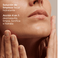 thumbnail image 3 of Isdin Agua Micelar 4 en 1 400ml | Desmaquilla, limpia, tonifica e hidrata todo tipo de piel, 3 of 5