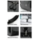thumbnail image 4 of Bolsa de gimnasio Fitgriff con compartimento para zapatos y artículos húmedos, unisex, gris, 4 of 7