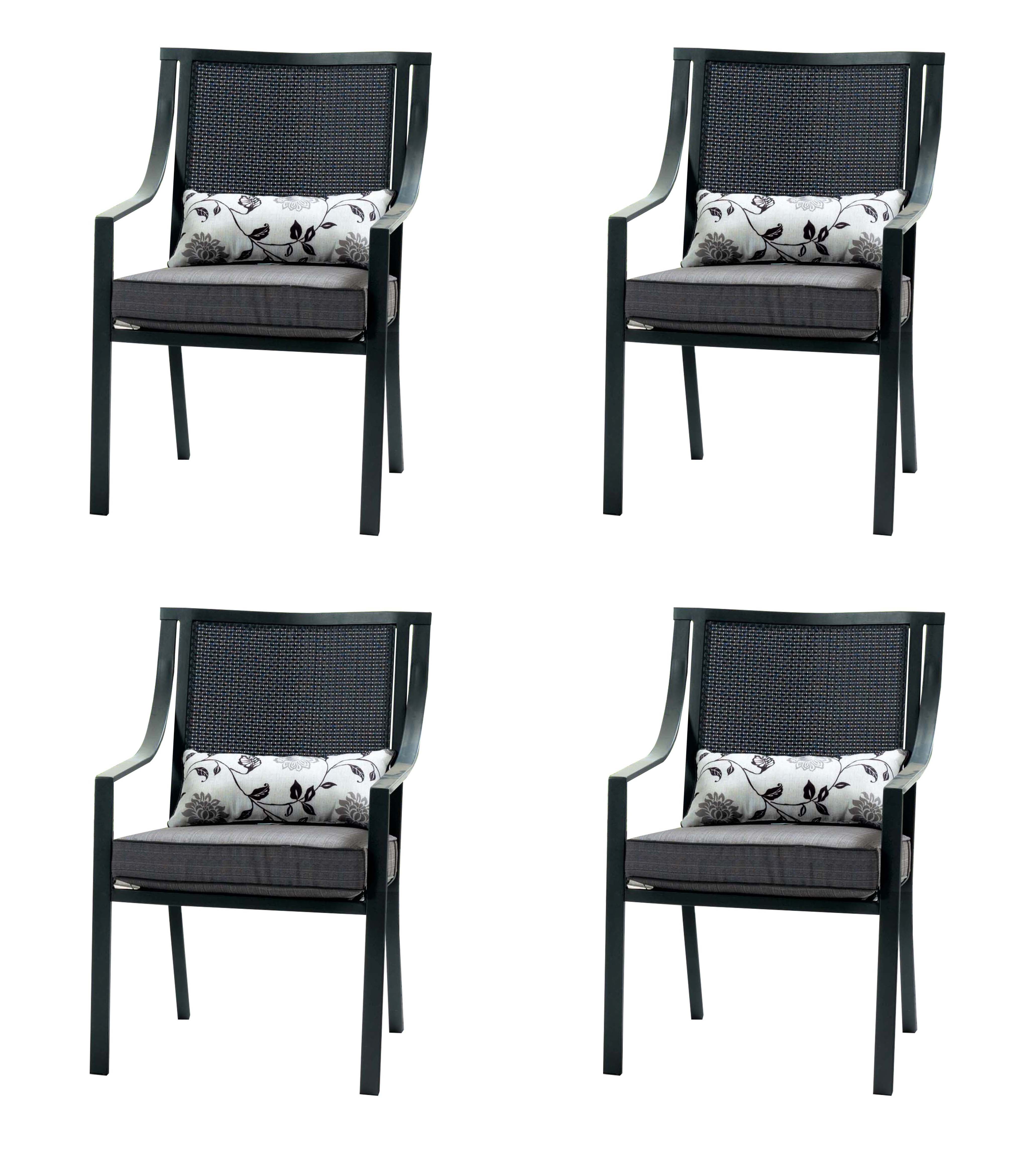 Mainstays Alexandra Square Patio Dining Chairs Set Of 4
