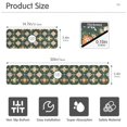 thumbnail image 3 of Yayeee Faucet Mat for Kitchen Sink 14.7" Diatomite Long Splash Guard Pad, Pink Geometric Flowers, 3 of 7