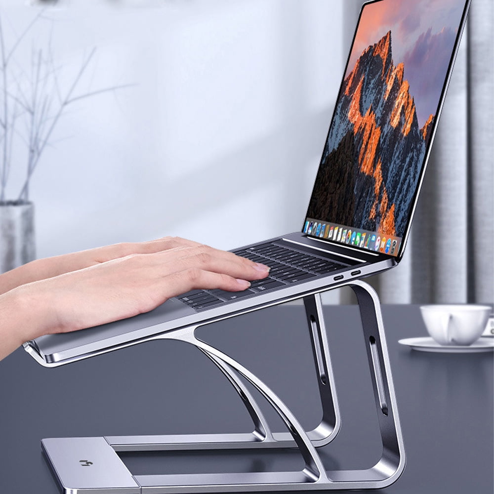 Maxrobert  Laptop Stand, Ergonomic Aluminum Laptop Stand, Detachable Laptop Riser Laptop Stand