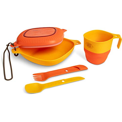 UCO 6Piece Camping Mess Kit with Bowl, Plate, Camp Cup, and Switch