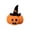 C, variant on Euahivb Halloween Pumpkin Decorative Pillow 13.8 x 13.8 Inch Plush Stuffed Toy with Black Wizard Hat for Kids Room Living Room Couch Spooky Holiday Decor