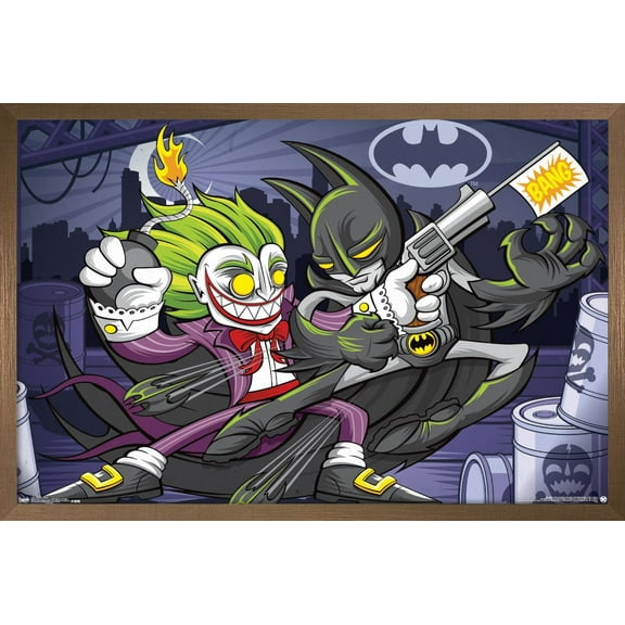 DC Comics - Batman - Bang Wall Poster, 22.375" x 34", Framed