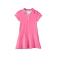 thumbnail image 5 of Girl Sporty Dress Short Sleeve Polo Uniform Dresses Summer Clothes Kids Casual Sundress with Pockets Pink 130, 5 of 5