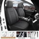 thumbnail image 2 of Fundas para asientos de coche CAROMOP de piel sintética, juego frontal con airbag, 2 of 8
