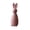 Pink-PK-home supplies, variant on LEFTHIGH Home Easter Vintage Style Rabbits Figurine Wooden Decorative Ornament Gift for Holiday Decoration Available in Four Colors Handcrafted Home Decor Home Decor