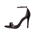 thumbnail image 2 of Schutz Cadey-Lee Black Suede Fashion Open Toe Ankle Strap High Heel Dress Sandals, 2 of 6