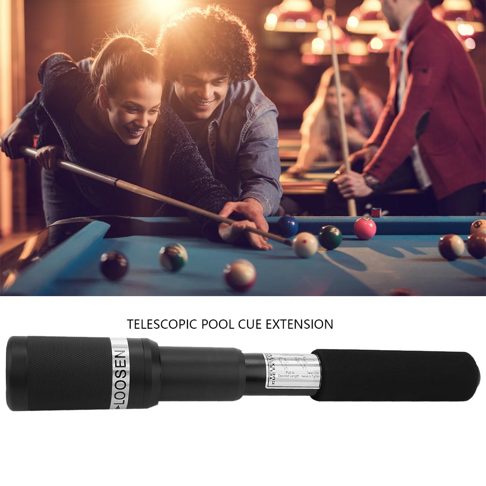 OTVIAP Pool Extension, Billiards Pool Extension,Nine-ball Club Telescopic Pool Extension Accessory Parts