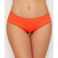 thumbnail image 3 of Classic Solid Shirred Bikini Bottom Swimsuit, 3 of 4