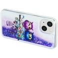 thumbnail image 4 of Case for iPhone 14 Plus, iPhone 14 Plus Case Cute Pink Glitter Luxury Sparkle Liquid for Girls Women Quicksand Clear Soft TPU Protective Phone Case for iPhone 14 Plus Couple Owls, 4 of 10