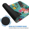 thumbnail image 6 of Long Mouse Pads for Desk,Doberman Dog Pattern with Pioneer Flower Desk Mats on Top Of Desks, Desk Mouse Pad Extra Large with 3mm Non-Slip Base and Stitched Edge for Gaming,Office,Work,Home 31.5"x11.8", 6 of 6