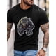 thumbnail image 2 of Men's T-Shirt,Short Sleeve Tee Shirt Casual Tops Wolf Monster Crew Neck T Shirts for Men, 2 of 8